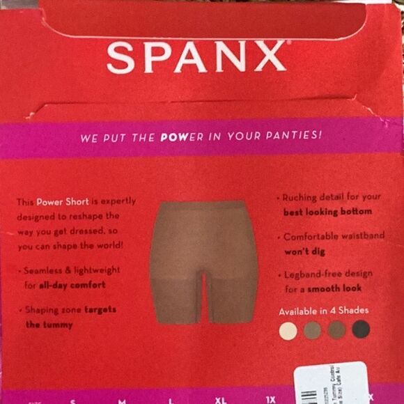 SPANX Power Short Shaper 6” inseam, seamless, lightweight, Ultra soft, Small NWT - Picture 6 of 6